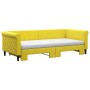 Trundle sofa bed with yellow velvet mattress 90x200 cm by vidaXL, Beds and slatted bases - Ref: Foro24-3197800, Price: 480,73...