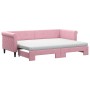 Sofá cama nido con colchón terciopelo rosa 80x200 cm de vidaXL, Camas y somieres - Ref: Foro24-3197791, Precio: 450,01 €, Des...