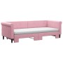 Sofá cama nido con colchón terciopelo rosa 80x200 cm de vidaXL, Camas y somieres - Ref: Foro24-3197791, Precio: 450,01 €, Des...