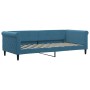 Sofá cama nido con colchón terciopelo azul 90x200 cm de vidaXL, Camas y somieres - Ref: Foro24-3197794, Precio: 435,01 €, Des...