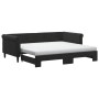 Sofá cama nido con colchón terciopelo negro 90x190 cm de vidaXL, Camas y somieres - Ref: Foro24-3197810, Precio: 499,99 €, De...