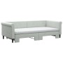 Trundle sofa bed with light gray velvet mattress 90x200 cm by vidaXL, Beds and slatted bases - Ref: Foro24-3197795, Price: 44...