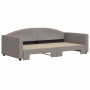 Sofá cama nido tela gris taupe 100x200 cm de vidaXL, Camas y somieres - Ref: Foro24-3197196, Precio: 295,99 €, Descuento: %