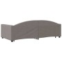 Sofá cama nido tela gris taupe 100x200 cm de vidaXL, Camas y somieres - Ref: Foro24-3197196, Precio: 295,99 €, Descuento: %