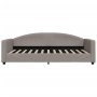 Sofá cama nido tela gris taupe 100x200 cm de vidaXL, Camas y somieres - Ref: Foro24-3197196, Precio: 295,99 €, Descuento: %