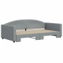 Sofá cama nido tela gris claro 100x200 cm de vidaXL, Camas y somieres - Ref: Foro24-3197193, Precio: 295,99 €, Descuento: %