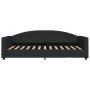 Sofá cama nido tela negro 100x200 cm de vidaXL, Camas y somieres - Ref: Foro24-3197195, Precio: 283,24 €, Descuento: %