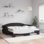 Trundle sofa bed with black fabric mattress 90x190 cm by vidaXL, Beds and slatted bases - Ref: Foro24-3197218, Price: 447,02 ...