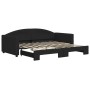 Sofá cama nido tela negro 90x190 cm de vidaXL, Camas y somieres - Ref: Foro24-3197200, Precio: 268,62 €, Descuento: %