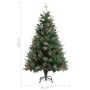 Weihnachtsbaum mit Tannenzapfen aus grünem PVC und PE 120 cm von vidaXL, Weihnachtsbäume - Ref: Foro24-340525, Preis: 89,94 €...