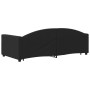 Trundle sofa bed with drawers black fabric 90x190 cm by vidaXL, Beds and slatted bases - Ref: Foro24-3197236, Price: 325,36 €...