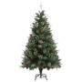 Weihnachtsbaum mit Tannenzapfen aus grünem PVC und PE 150 cm von vidaXL, Weihnachtsbäume - Ref: Foro24-340526, Preis: 83,99 €...