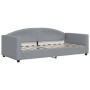 Trundle sofa bed with drawers light gray fabric 90x190 cm by vidaXL, Beds and slatted bases - Ref: Foro24-3197234, Price: 315...