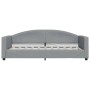 Trundle sofa bed with drawers light gray fabric 90x190 cm by vidaXL, Beds and slatted bases - Ref: Foro24-3197234, Price: 315...