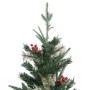 Weihnachtsbaum mit Tannenzapfen aus grünem PVC und PE 150 cm von vidaXL, Weihnachtsbäume - Ref: Foro24-340526, Preis: 83,99 €...