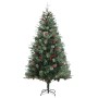 Árbol de Navidad y piñas verde PVC y PE 195 cm de vidaXL, Arboles de navidad - Ref: Foro24-340527, Precio: 128,99 €, Descuent...