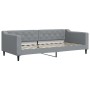 Trundle sofa bed with drawers light gray fabric 90x200 cm by vidaXL, Beds and slatted bases - Ref: Foro24-3197480, Price: 482...