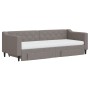 Sofá cama nido con cajones tela gris taupe 80x200 cm de vidaXL, Camas y somieres - Ref: Foro24-3197478, Precio: 477,99 €, Des...