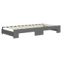 Trundle sofa bed with drawers dark gray fabric 90x200 cm by vidaXL, Beds and slatted bases - Ref: Foro24-3197481, Price: 517,...