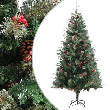 Weihnachtsbaum und Tannenzapfen aus grünem PVC und PE 225 cm von vidaXL, Weihnachtsbäume - Ref: Foro24-340528, Preis: 167,31 ...