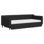 Trundle sofa bed with drawers black fabric 90x200 cm by vidaXL, Beds and slatted bases - Ref: Foro24-3197482, Price: 473,53 €...