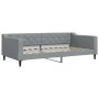 Trundle sofa bed with drawers light gray fabric 100x200 cm by vidaXL, Beds and slatted bases - Ref: Foro24-3197485, Price: 49...