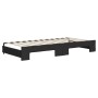 Sofá cama nido con cajones tela negro 90x200 cm de vidaXL, Camas y somieres - Ref: Foro24-3197464, Precio: 363,18 €, Descuent...