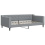 Trundle sofa bed with drawers light gray fabric 90x190 cm by vidaXL, Beds and slatted bases - Ref: Foro24-3197490, Price: 503...