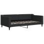 Trundle sofa bed with drawers black fabric 90x190 cm by vidaXL, Beds and slatted bases - Ref: Foro24-3197492, Price: 502,71 €...