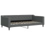 Trundle sofa bed with drawers dark gray fabric 100x200 cm by vidaXL, Beds and slatted bases - Ref: Foro24-3197468, Price: 328...