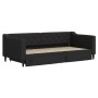 Trundle sofa bed with drawers black fabric 90x190 cm by vidaXL, Beds and slatted bases - Ref: Foro24-3197474, Price: 323,30 €...