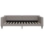 Trundle sofa bed with drawers taupe gray fabric 100x200 cm by vidaXL, Beds and slatted bases - Ref: Foro24-3197470, Price: 34...