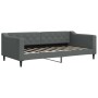 Sofá cama nido con cajones tela gris oscuro 90x190 cm de vidaXL, Camas y somieres - Ref: Foro24-3197473, Precio: 335,58 €, De...