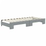 Trundle sofa bed with drawers light gray fabric 80x200 cm by vidaXL, Beds and slatted bases - Ref: Foro24-3197475, Price: 489...