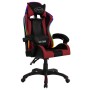 Silla gaming luces LED RGB cuero sintético color vino y negro de vidaXL, Sillas de oficina - Ref: Foro24-288003, Precio: 180,...