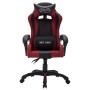 Silla gaming luces LED RGB cuero sintético color vino y negro de vidaXL, Sillas de oficina - Ref: Foro24-288003, Precio: 180,...