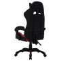 Silla gaming luces LED RGB cuero sintético color vino y negro de vidaXL, Sillas de oficina - Ref: Foro24-288003, Precio: 180,...