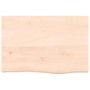 Untreated solid oak wood table top 60x40x(2-4) cm by vidaXL, Table tops - Ref: Foro24-3156282, Price: 58,31 €, Discount: %