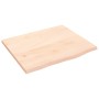 Tablero de mesa madera maciza de roble sin tratar 60x50x2 cm de vidaXL, Tableros para mesas - Ref: Foro24-3156284, Precio: 45...