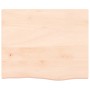 Tablero de mesa madera maciza de roble sin tratar 60x50x2 cm de vidaXL, Tableros para mesas - Ref: Foro24-3156284, Precio: 45...