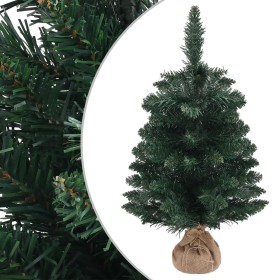 Árbol Navidad artificial con soporte PVC verde 60 cm de vidaXL, Arboles de navidad - Ref: Foro24-340537, Precio: 29,74 €, Des...