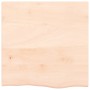 Untreated solid oak wood table top 60x60x2 cm by vidaXL, Table tops - Ref: Foro24-3156287, Price: 52,99 €, Discount: %