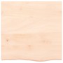 Untreated solid oak wood table top 60x60x(2-4) cm by vidaXL, Table tops - Ref: Foro24-3156288, Price: 60,09 €, Discount: %