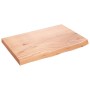 Light brown treated oak wood table top 60x40x(2-4) cm by vidaXL, Table tops - Ref: Foro24-3156345, Price: 75,76 €, Discount: %