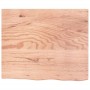 Light brown treated oak wood table top 60x50x2 cm by vidaXL, Table tops - Ref: Foro24-3156347, Price: 59,19 €, Discount: %