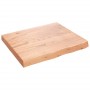 Light brown treated oak wood table top 60x50x(2-6) cm by vidaXL, Table tops - Ref: Foro24-3156349, Price: 78,58 €, Discount: %