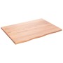 Tabletop made of light brown treated oak wood 80x60x2 cm by vidaXL, Table tops - Ref: Foro24-3156359, Price: 57,50 €, Discoun...