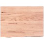 Tabletop made of light brown treated oak wood 80x60x2 cm by vidaXL, Table tops - Ref: Foro24-3156359, Price: 57,50 €, Discoun...