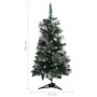 Árbol Navidad artificial con soporte PVC verde y blanco 90 cm de vidaXL, Arboles de navidad - Ref: Foro24-340540, Precio: 33,...