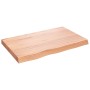 Tablero mesa madera roble tratada marrón claro 80x50x(2-6) cm de vidaXL, Tableros para mesas - Ref: Foro24-3156358, Precio: 7...